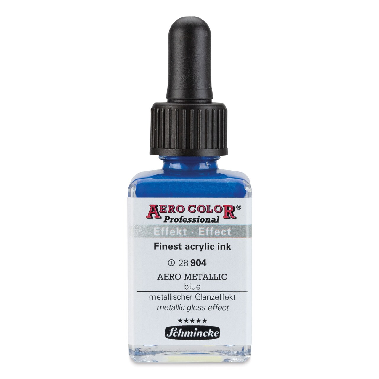 Schmincke Aero Color Professional Airbrush Color - 28 ml, Aero Metallic Blue